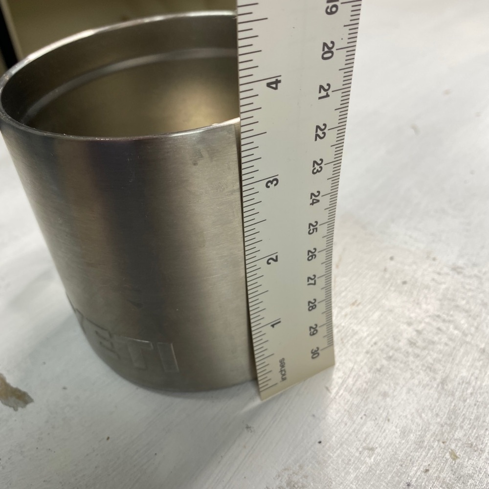 Yeti Silver Rambler Mug with Minimalist Design - Picture 8 of 8